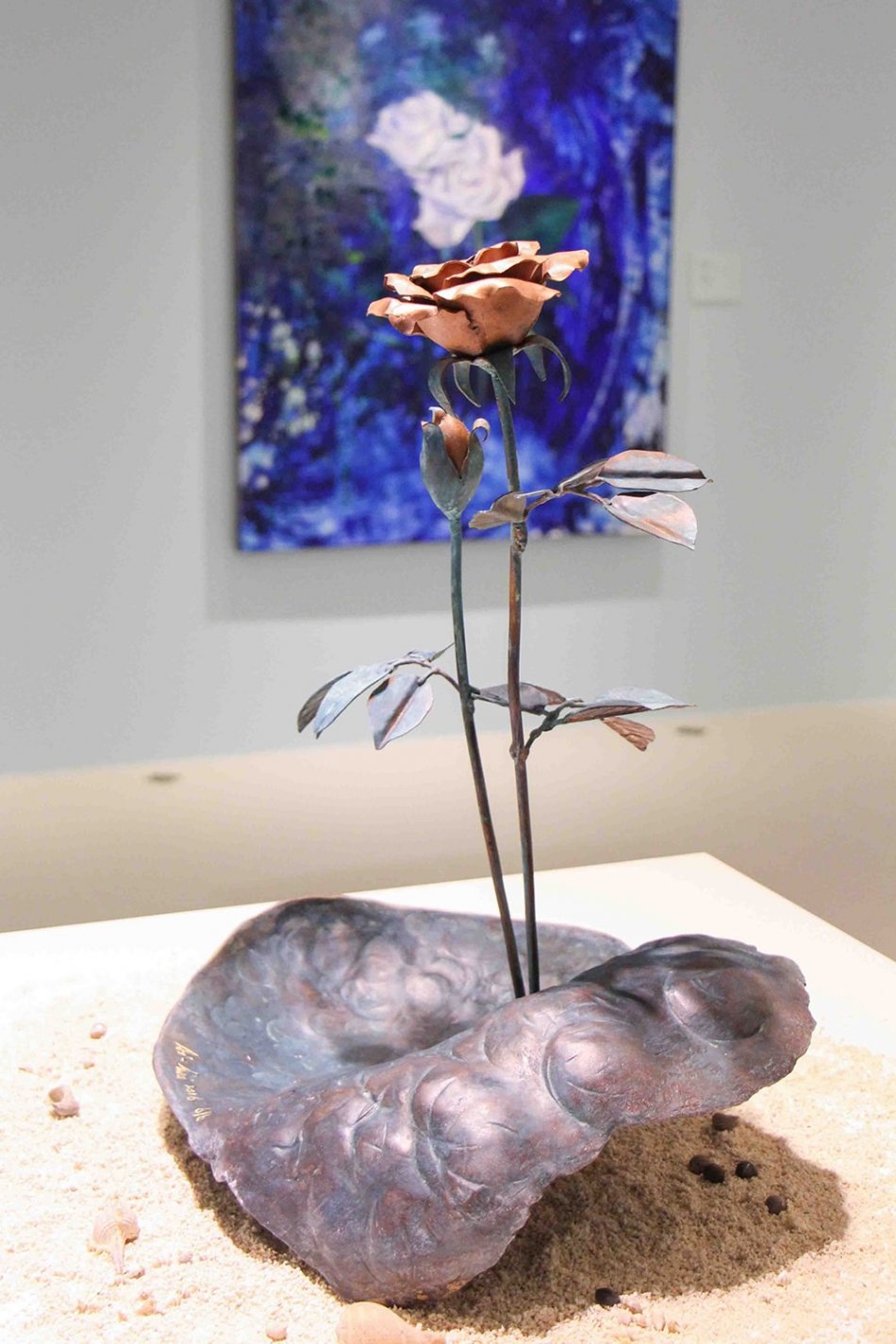 台北油畫展-雕塑花
